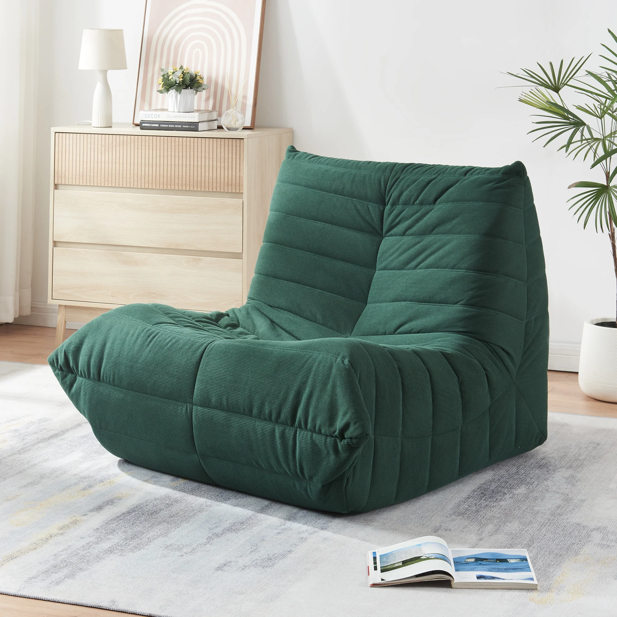 Fotel podłogowy Kodsø 75x90x100 cm [en.casa] - Image 6