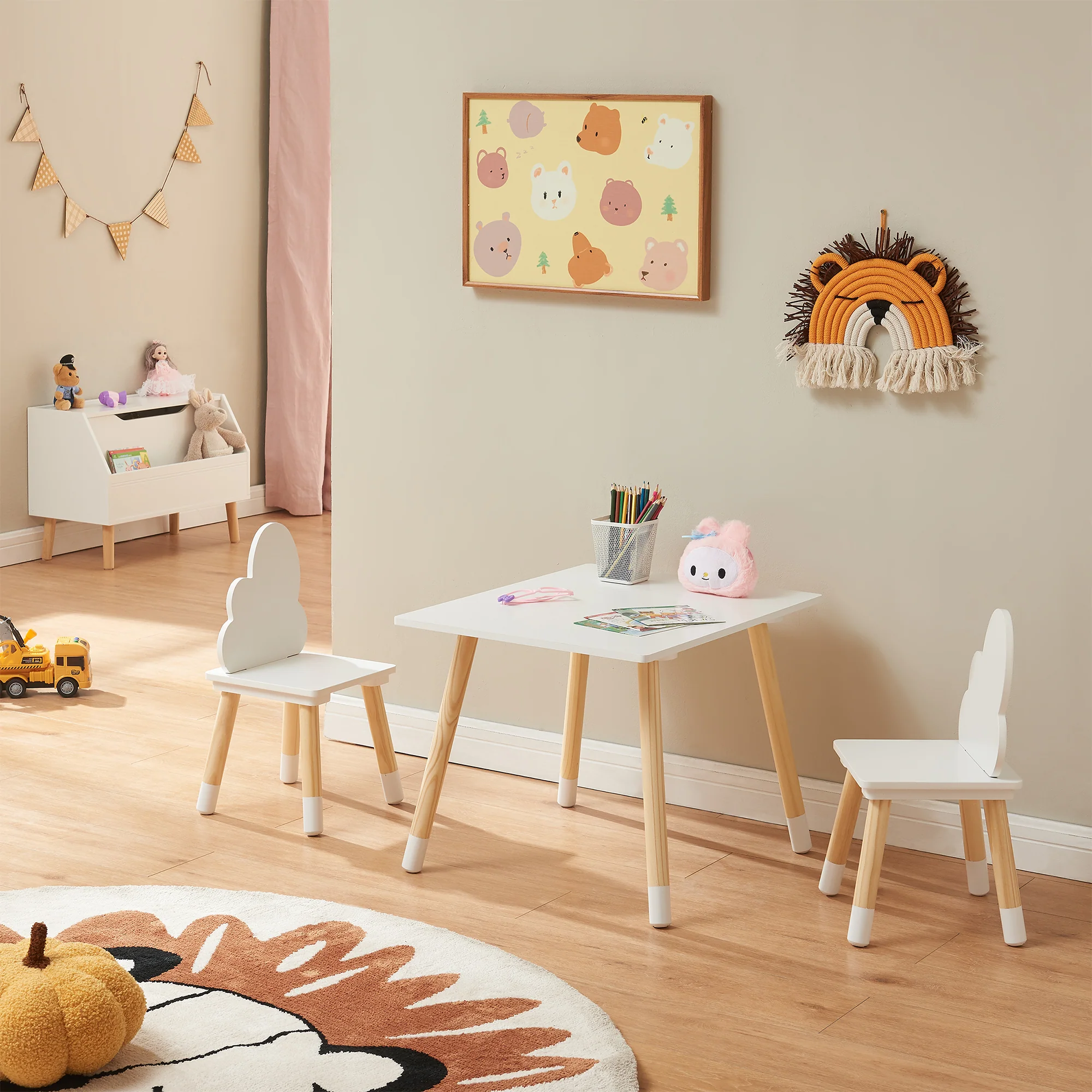 Grupa siedzisk dla dzieci Hovle [en.casa] - Image 3