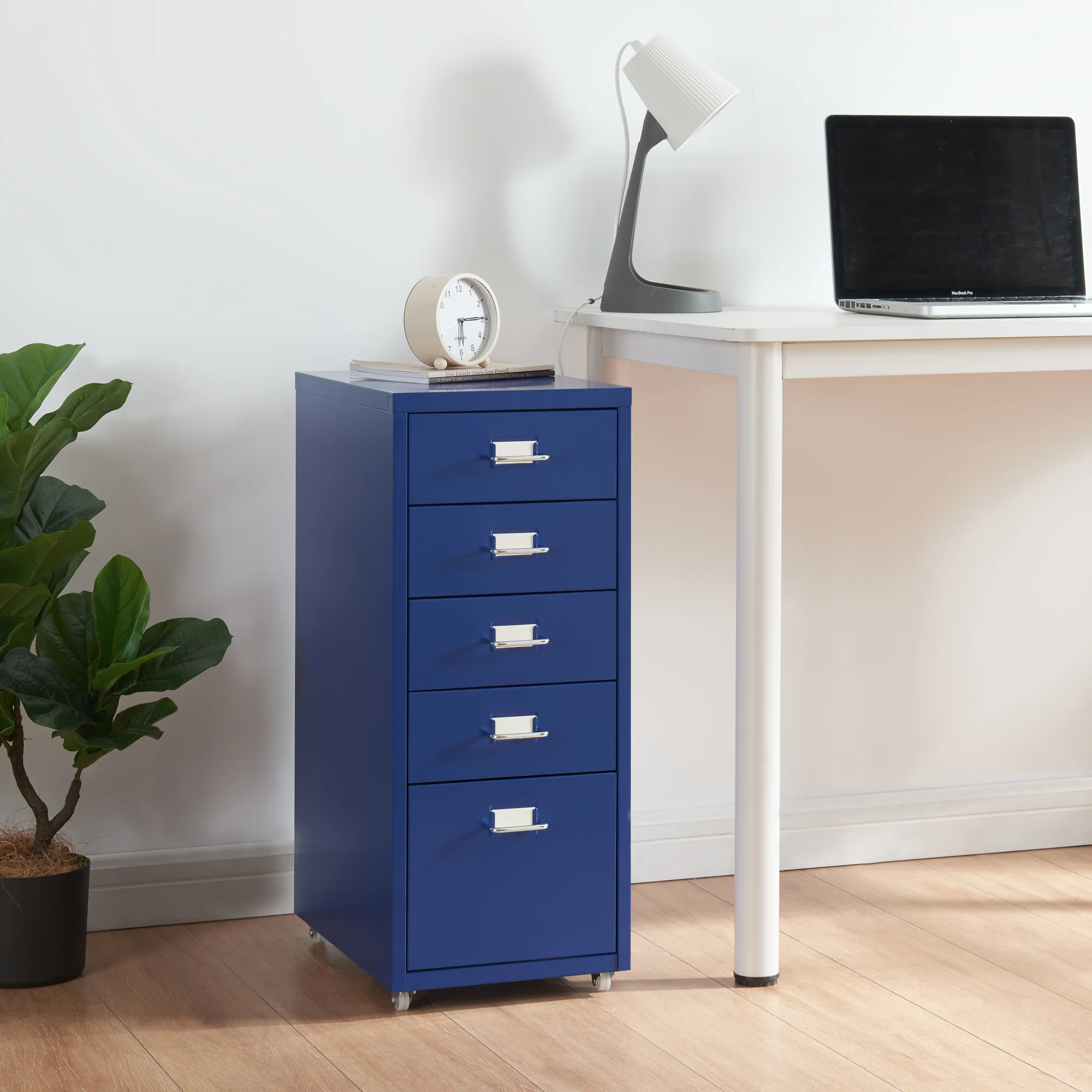 Kökar mobilny cokół z 5 szufladami 69x28x41 cm [en.casa] - Image 9