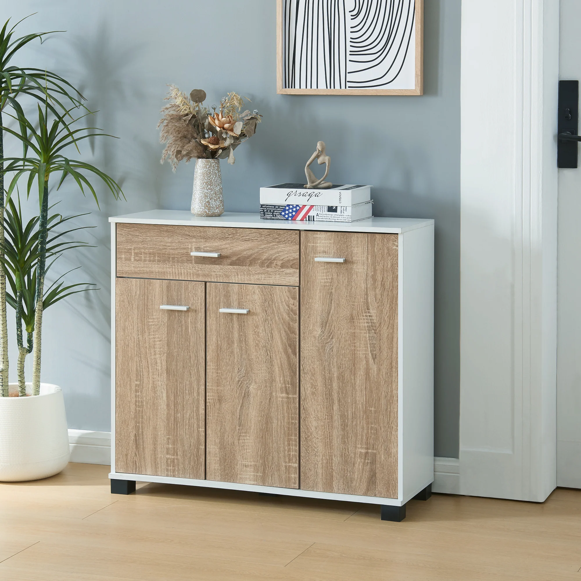 Kredens Bobeck 72x80x28 cm [en.casa] - Image 2