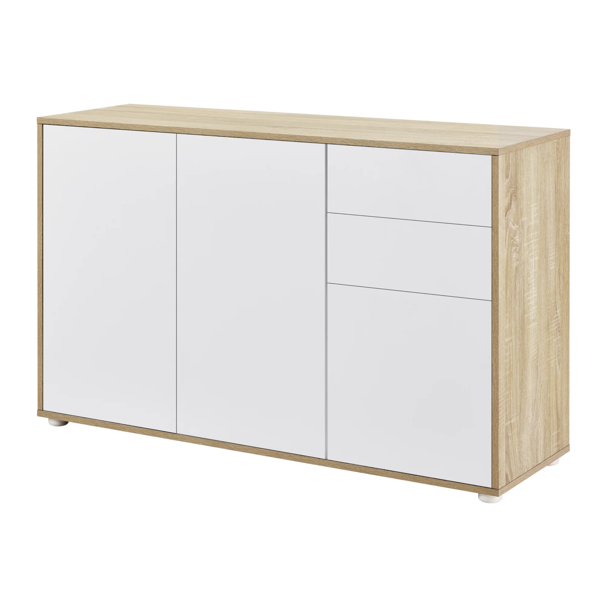 Kredens Paarl 74x117x36 cm w różnych kolorach kolory en.casa - Image 3