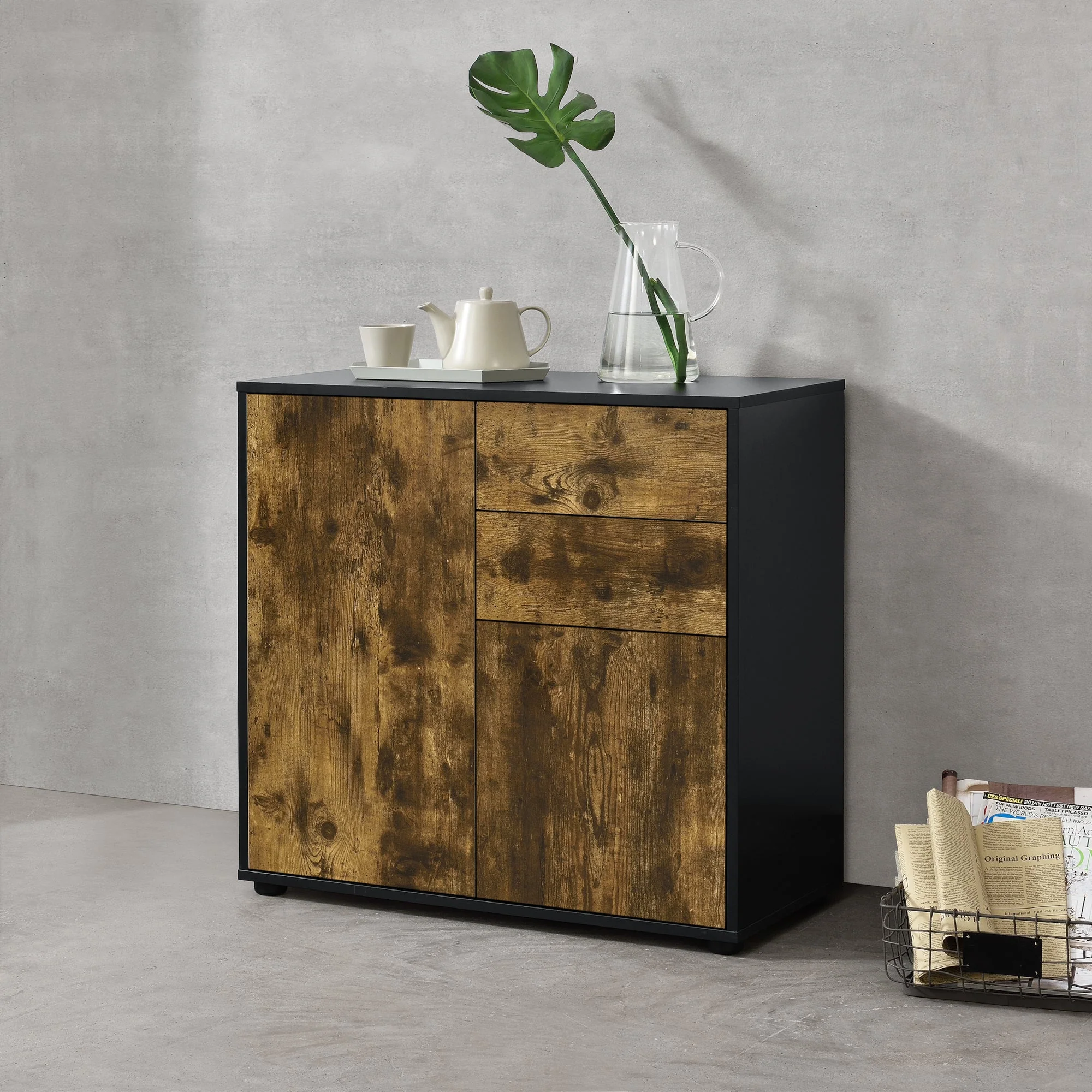 Kredens Paarl 74x79x36 cm w różnych kolorach kolory [en.casa] - Image 7