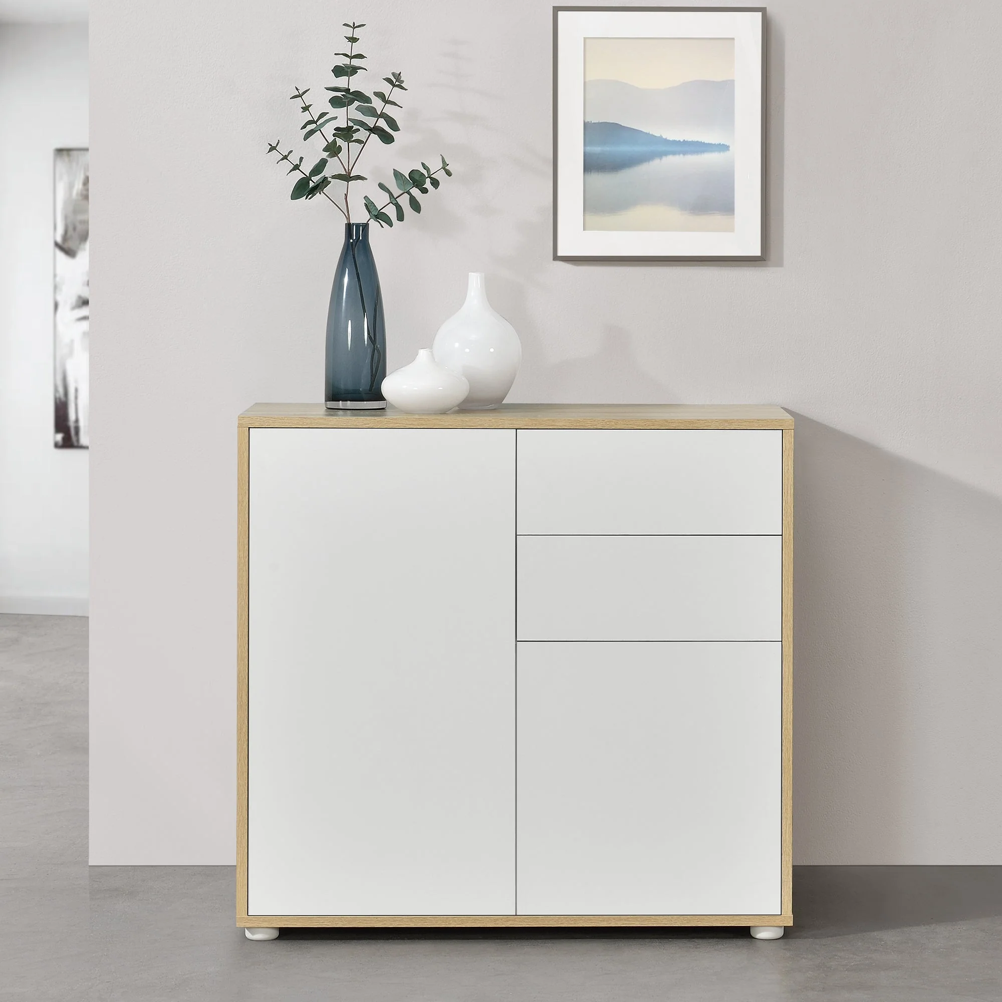Kredens Paarl 74x79x36 cm w różnych kolorach kolory [en.casa] - Image 8