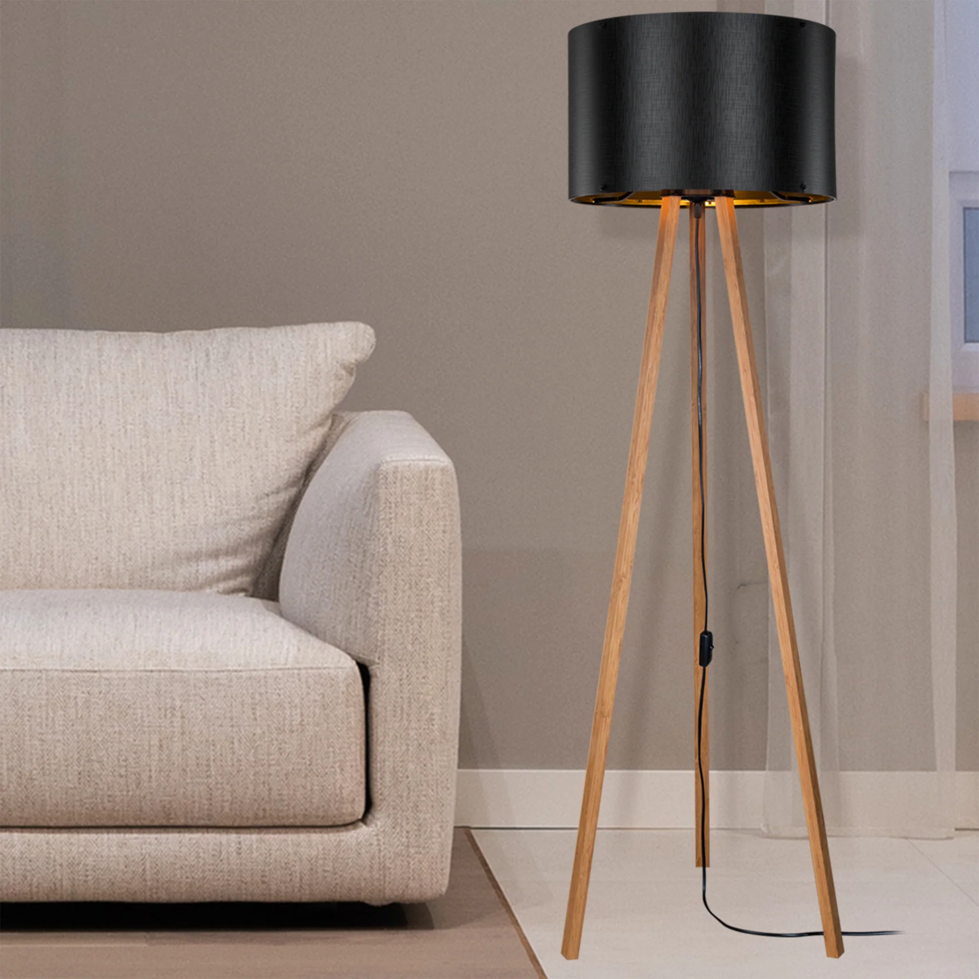 Lampa podłogowa Keynes E27 w różnych kolorach [lux.pro] - Image 3