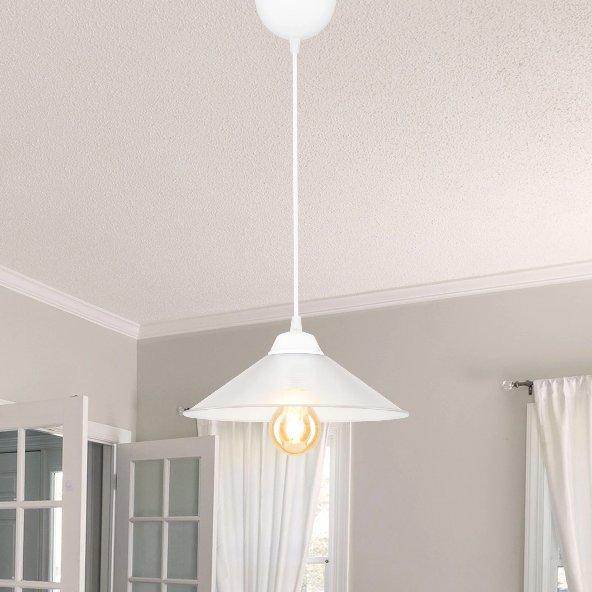 Lampa wisząca Hereford E27 w różnych kolorach [lux.pro] - Image 3