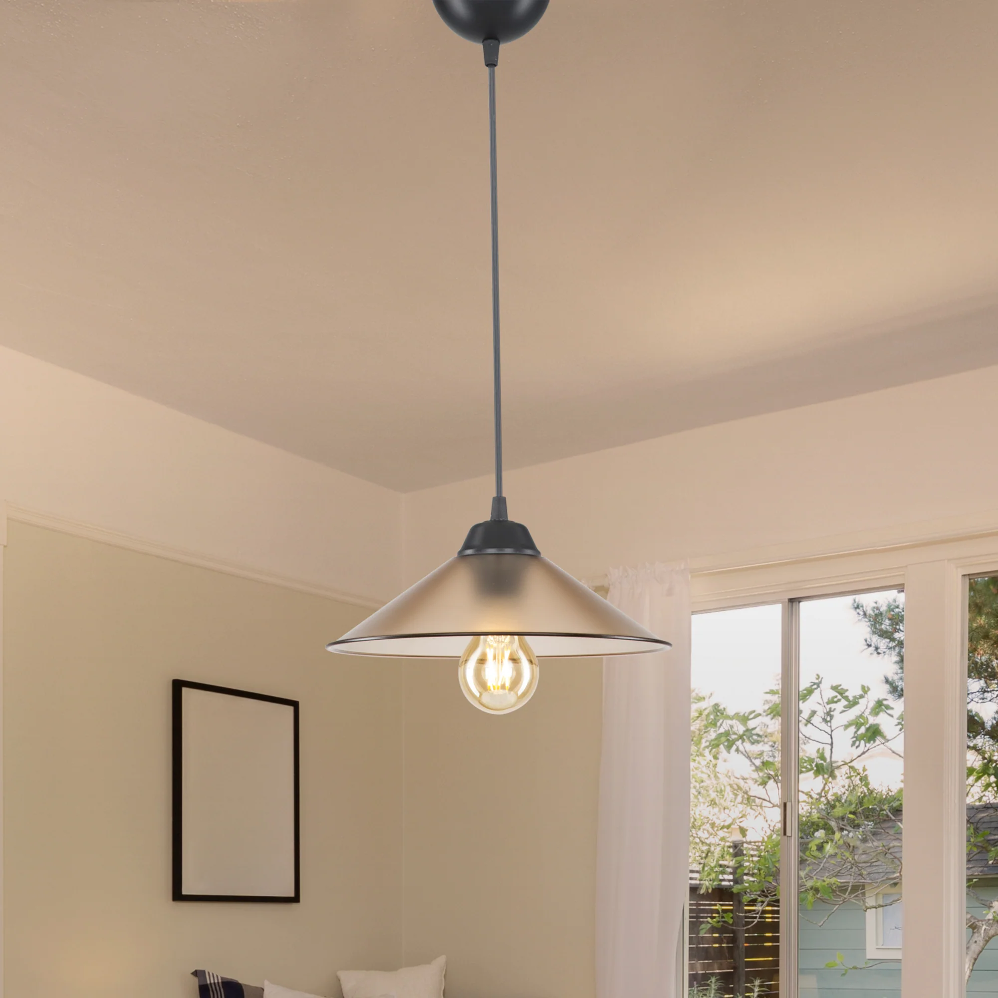 Lampa wisząca Hereford E27 w różnych kolorach [lux.pro] - Image 5