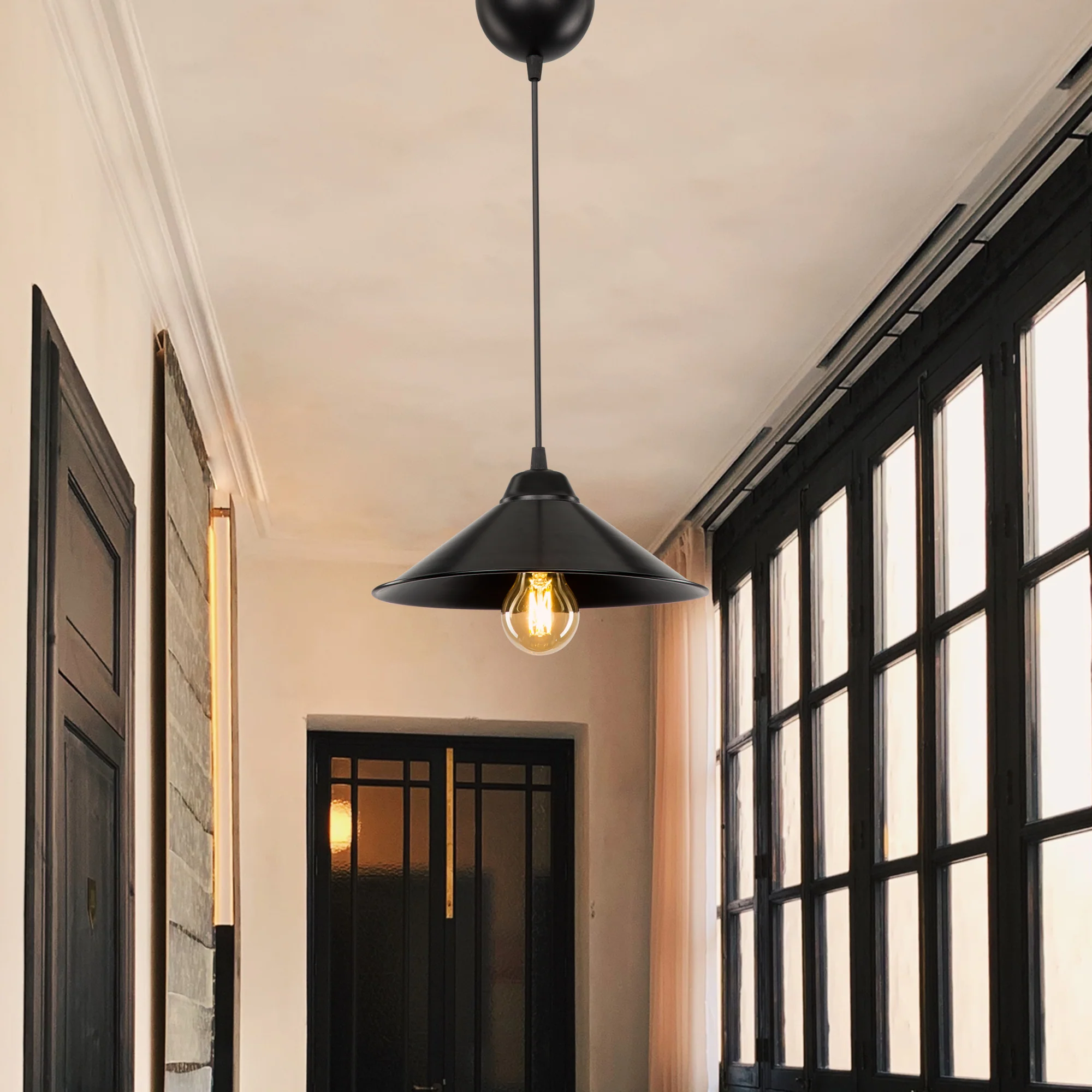 Lampa wisząca Hereford E27 w różnych kolorach [lux.pro] - Image 7