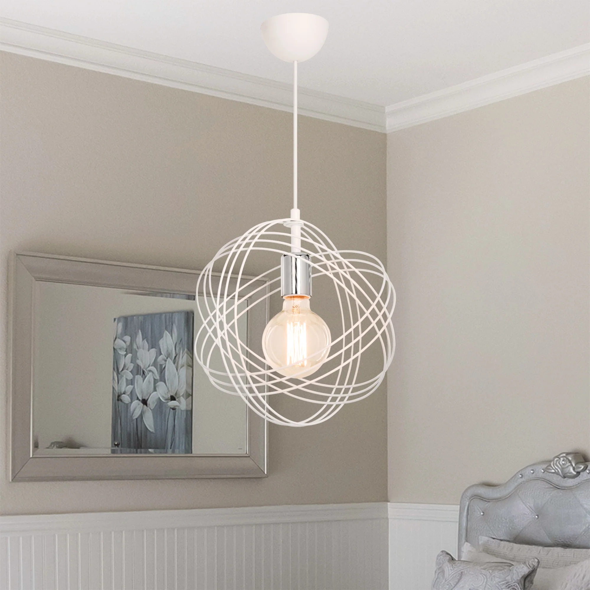 Lampa wisząca Hove E27 metalowa w różnych kolorach [lux.pro] - Image 4