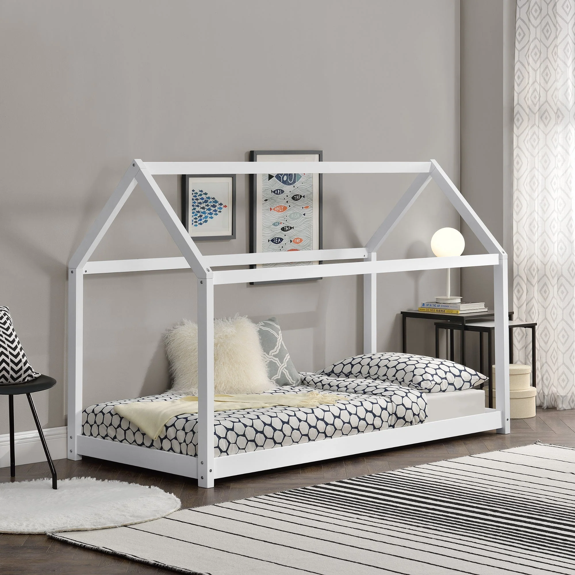 Łóżko dziecięce Netstal w różnych kolorach i rozmiarach kolory i rozmiary [en.casa] - Image 6