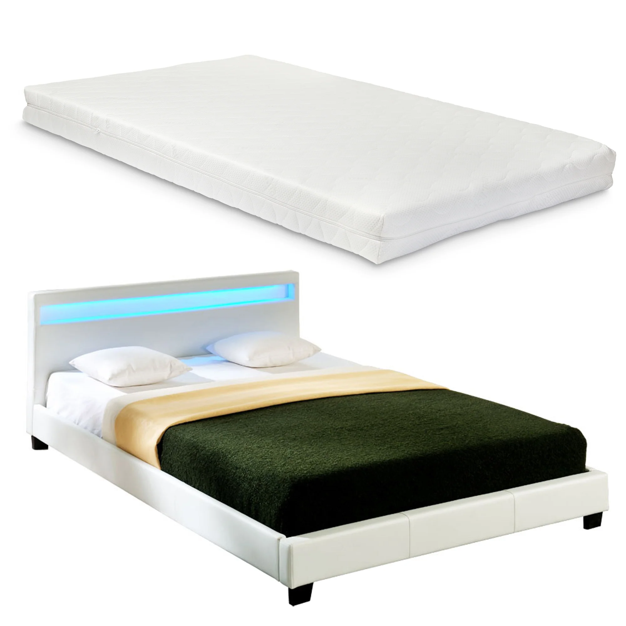 Łóżko LED + materac różne wymiary i kolory - Image 13
