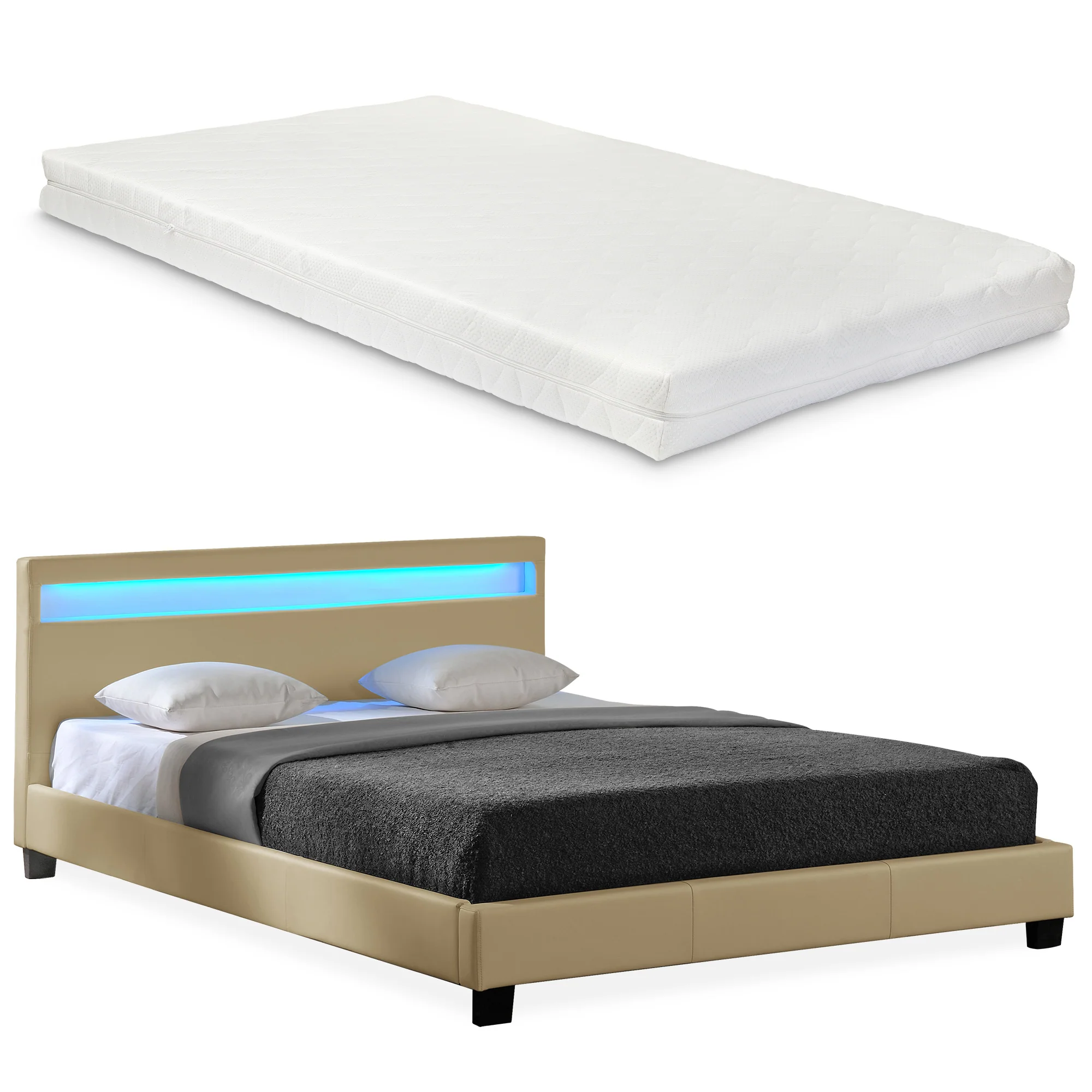 Łóżko LED + materac różne wymiary i kolory - Image 5