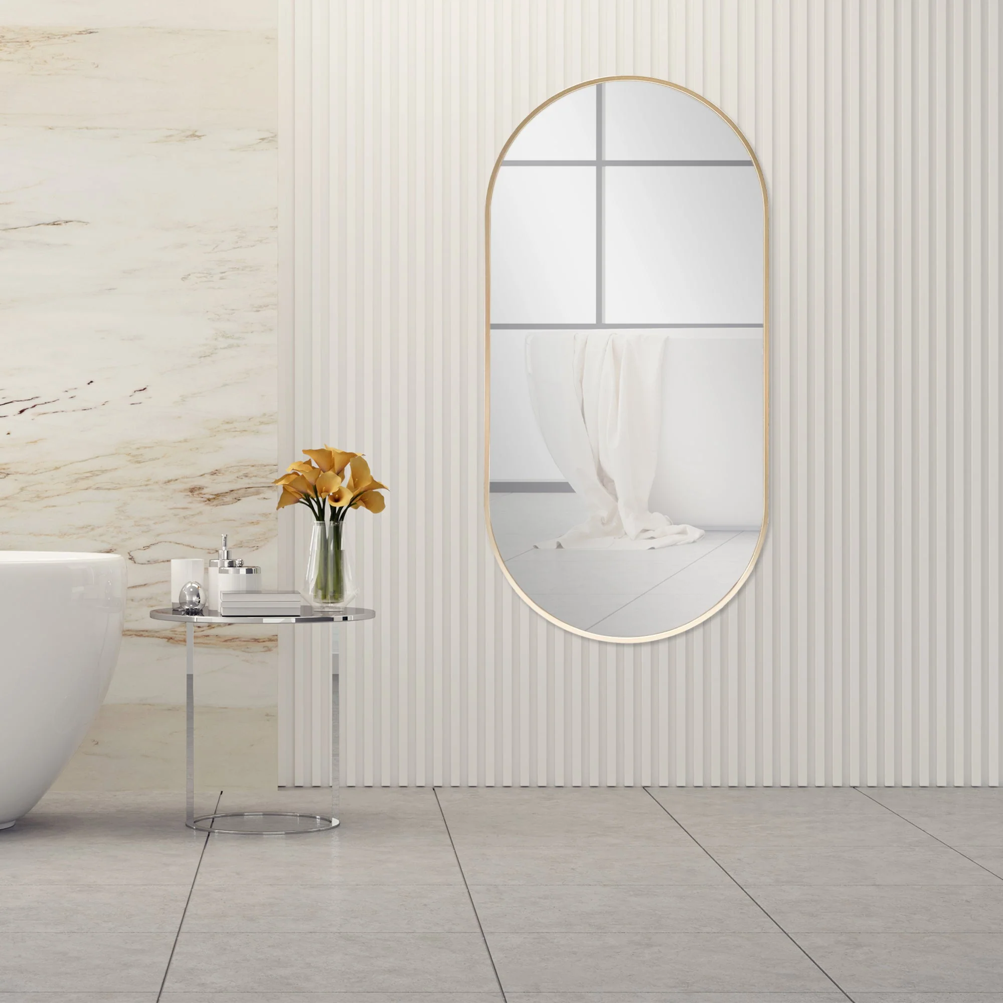 Lustro ścienne Corato 40x80cm różne kolory kolory [en.casa] - Image 7