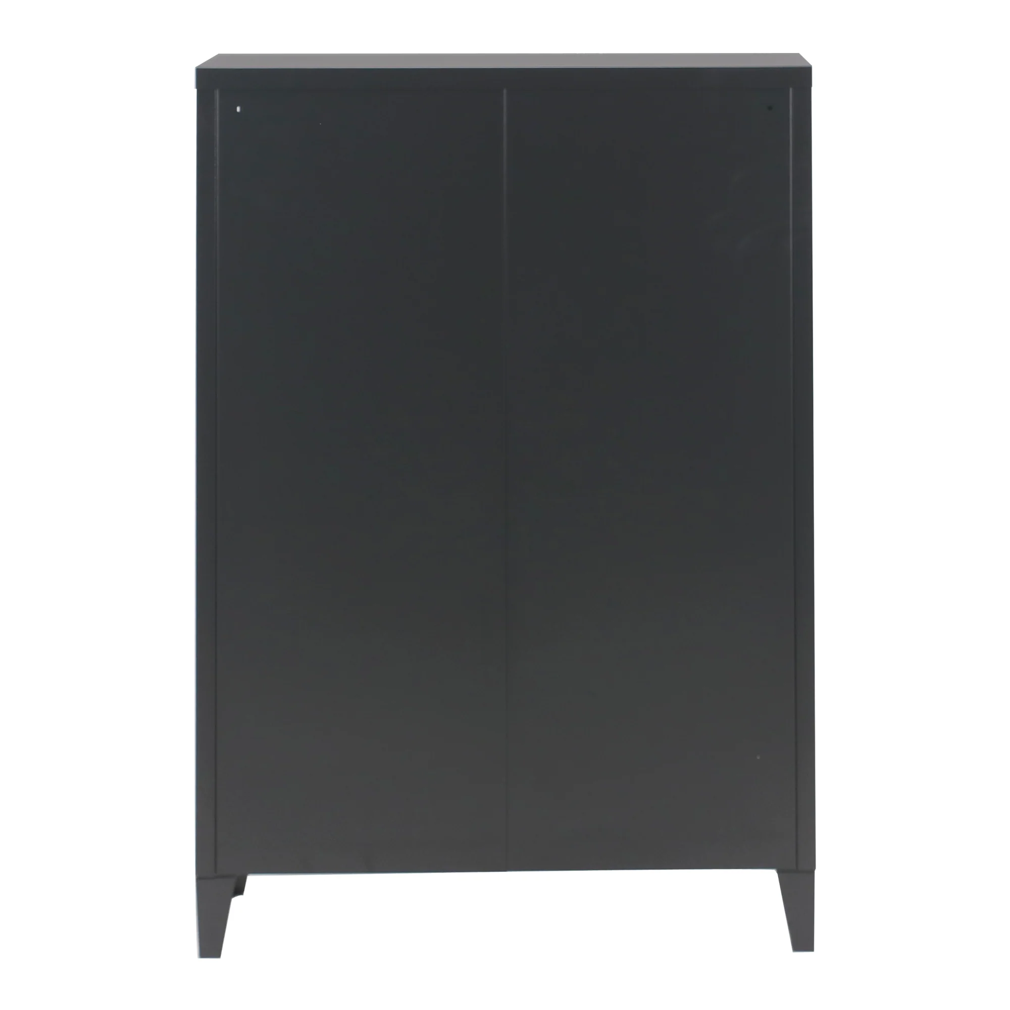 Metalowa szafka Oripää 110x75x33 cm czarna [en.casa] - Image 6
