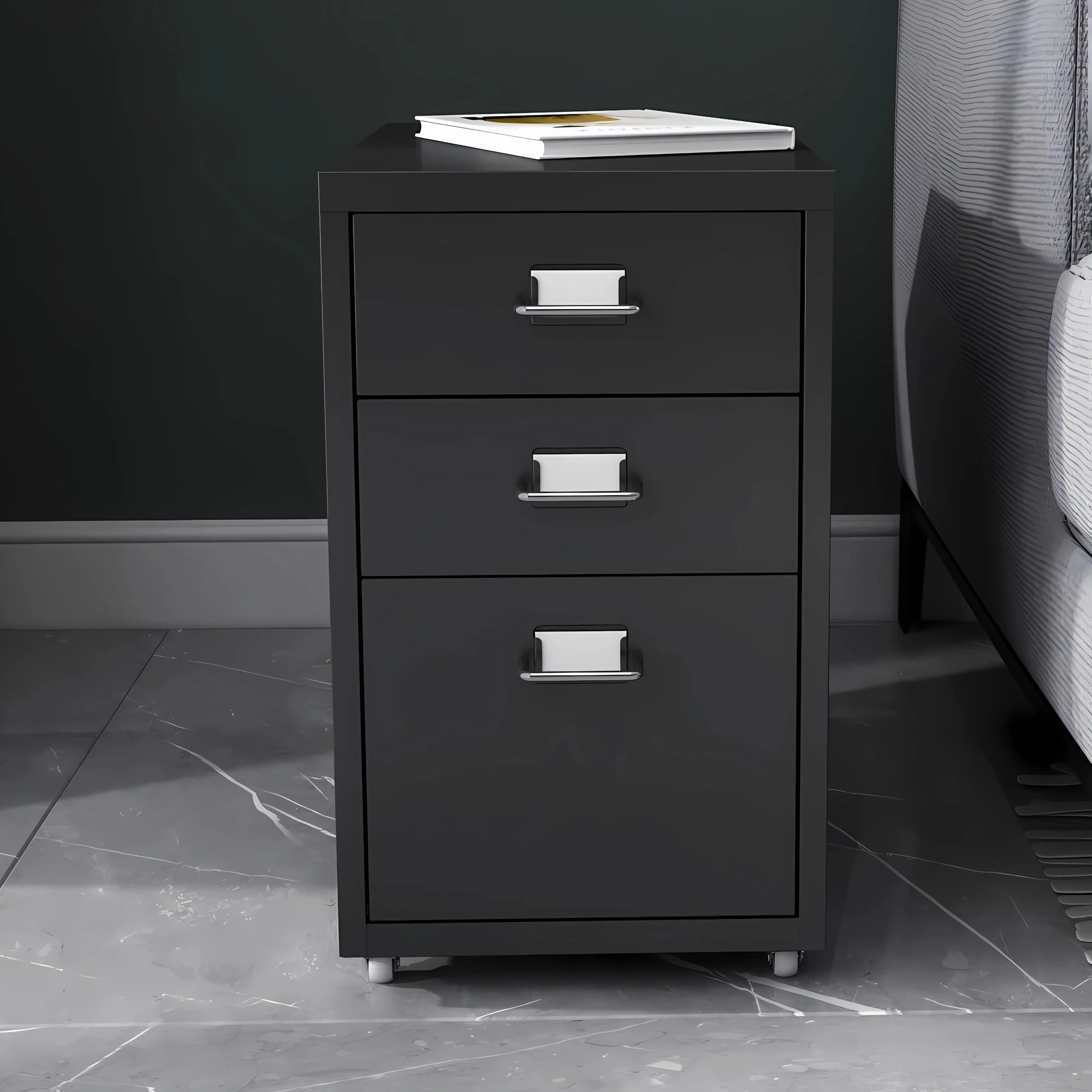 Kökar mobilny cokół z 3 szufladami 48x28x41 cm [en.casa] - Image 11