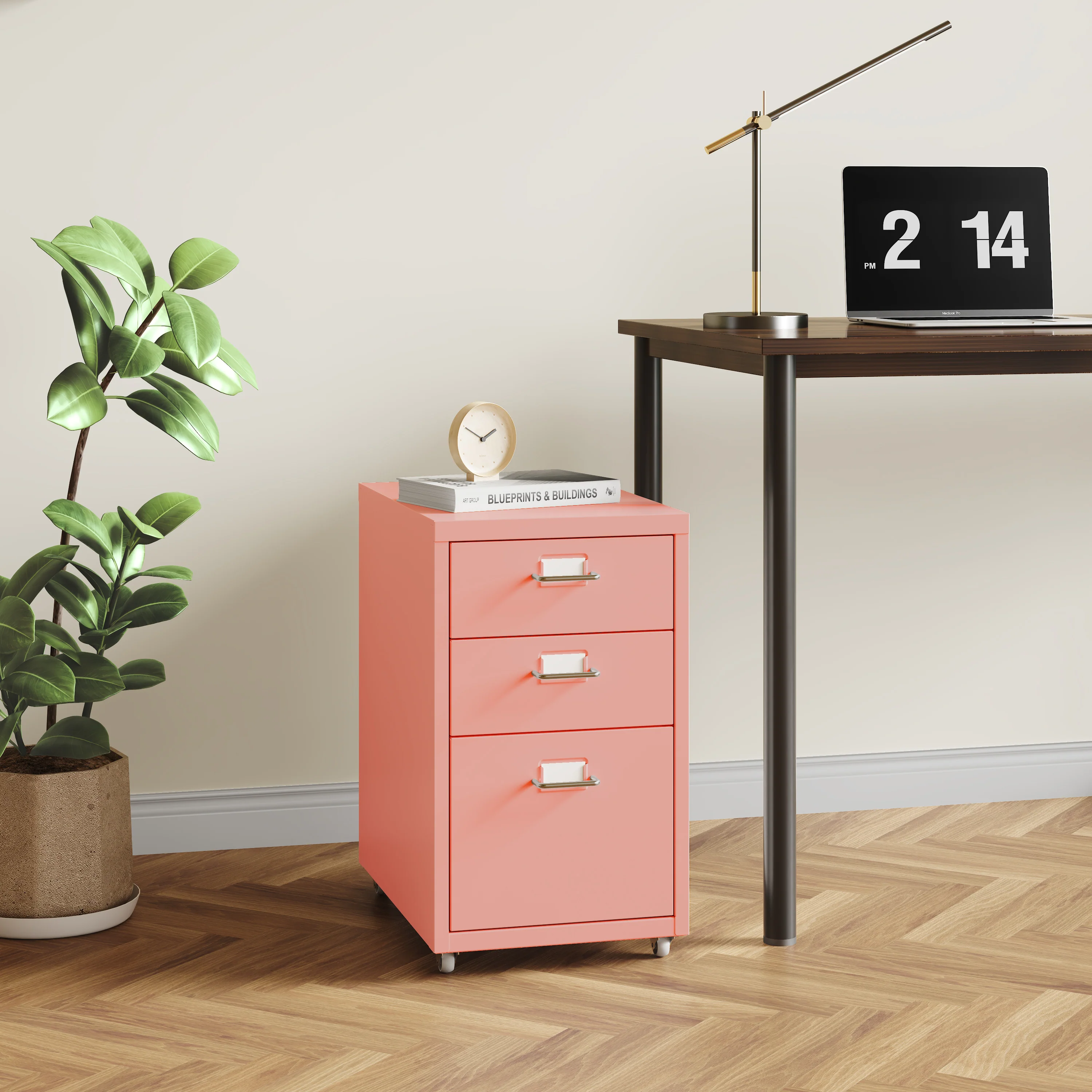 Kökar mobilny cokół z 3 szufladami 48x28x41 cm [en.casa] - Image 13