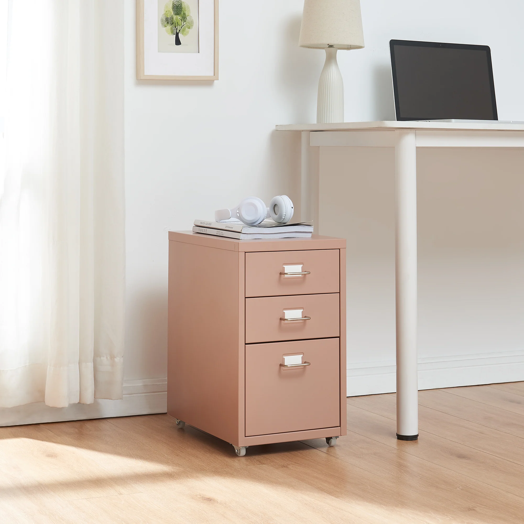 Kökar mobilny cokół z 3 szufladami 48x28x41 cm [en.casa] - Image 4