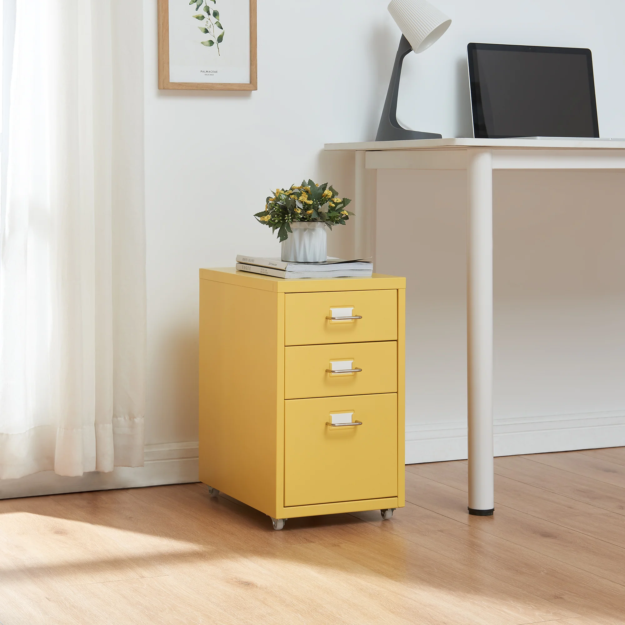 Kökar mobilny cokół z 3 szufladami 48x28x41 cm [en.casa] - Image 7