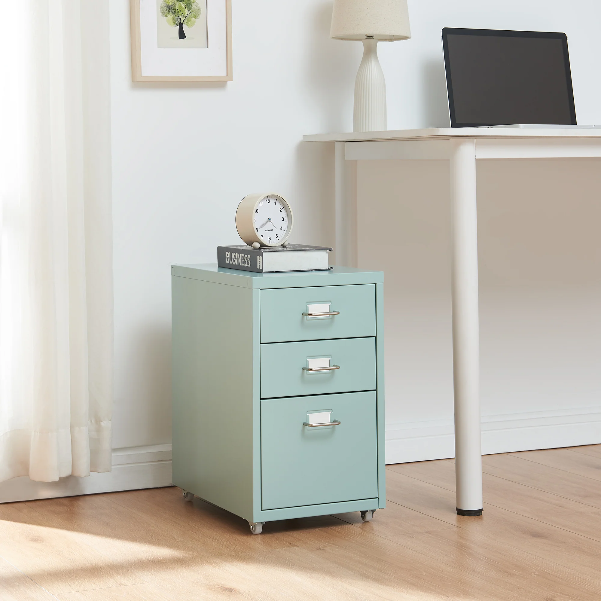 Kökar mobilny cokół z 3 szufladami 48x28x41 cm [en.casa] - Image 9
