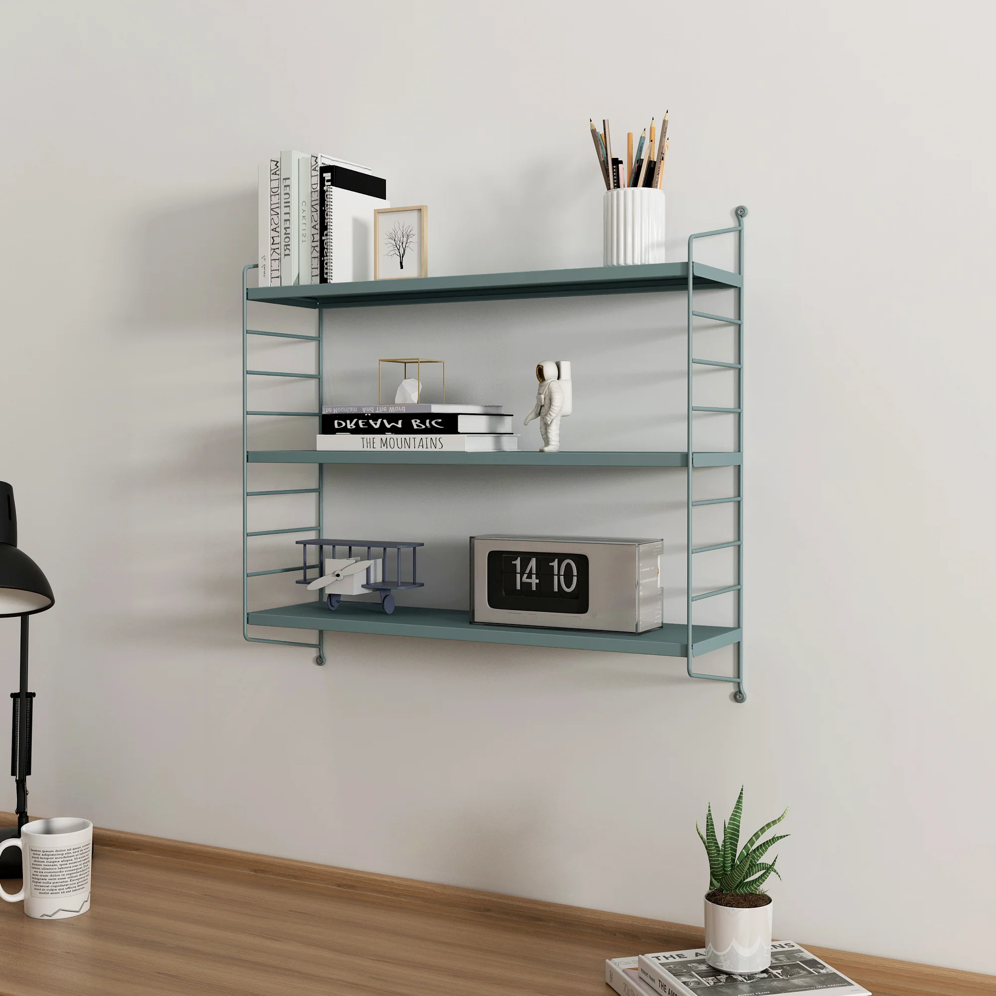 Modułowa półka ścienna Strängnäs [en.casa] - Image 31