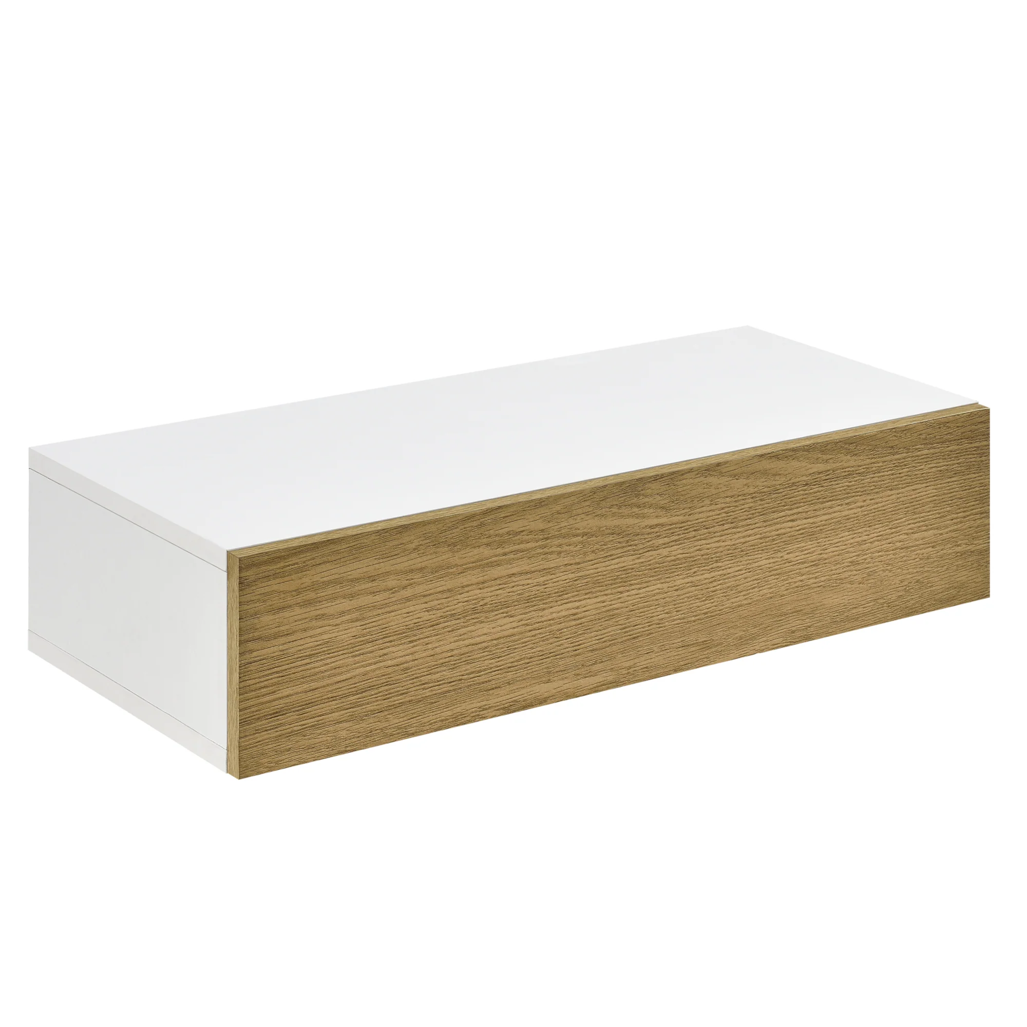 Półka ścienna Antilles 50x24x12 cm z szufladą w różnych kolorach kolory en.casa - Image 3