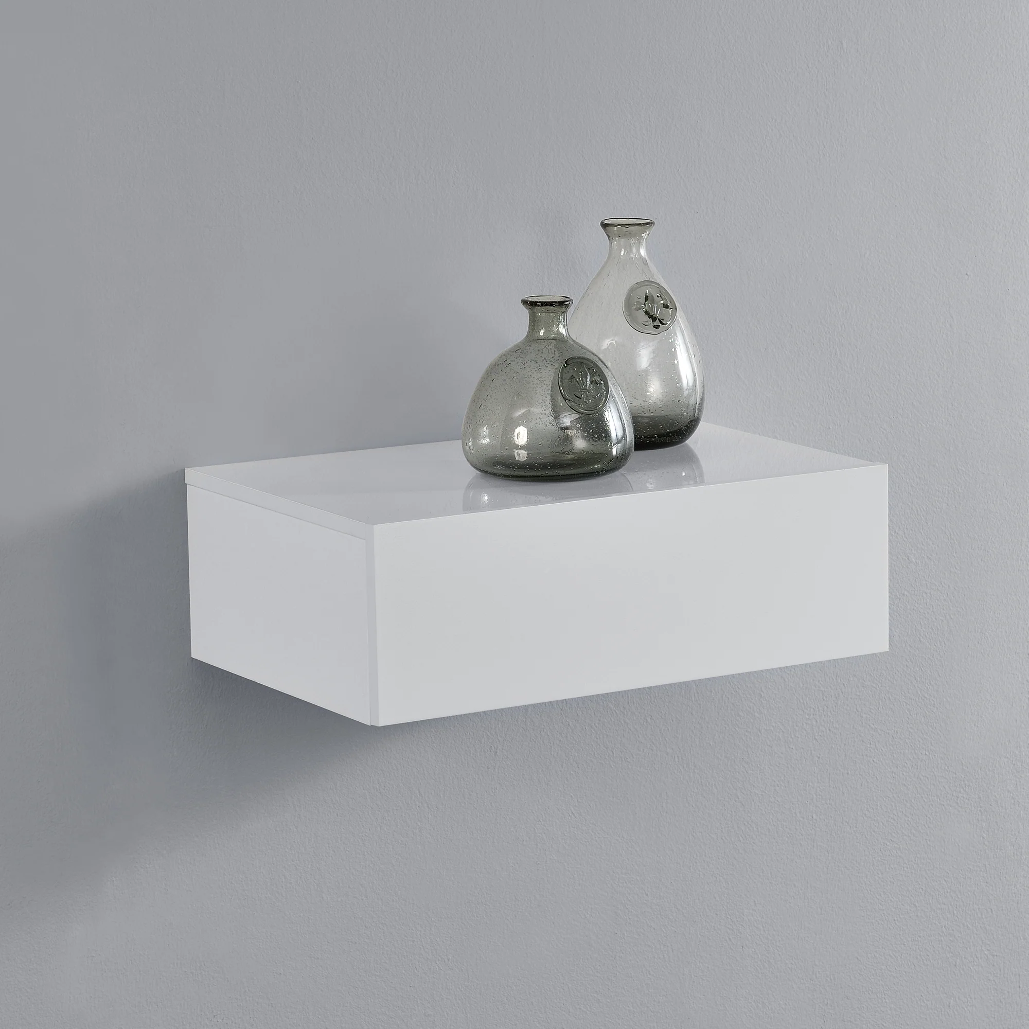 Półka ścienna Oslo z szufladą 46x30x15cm różne kolory kolory [en.casa]