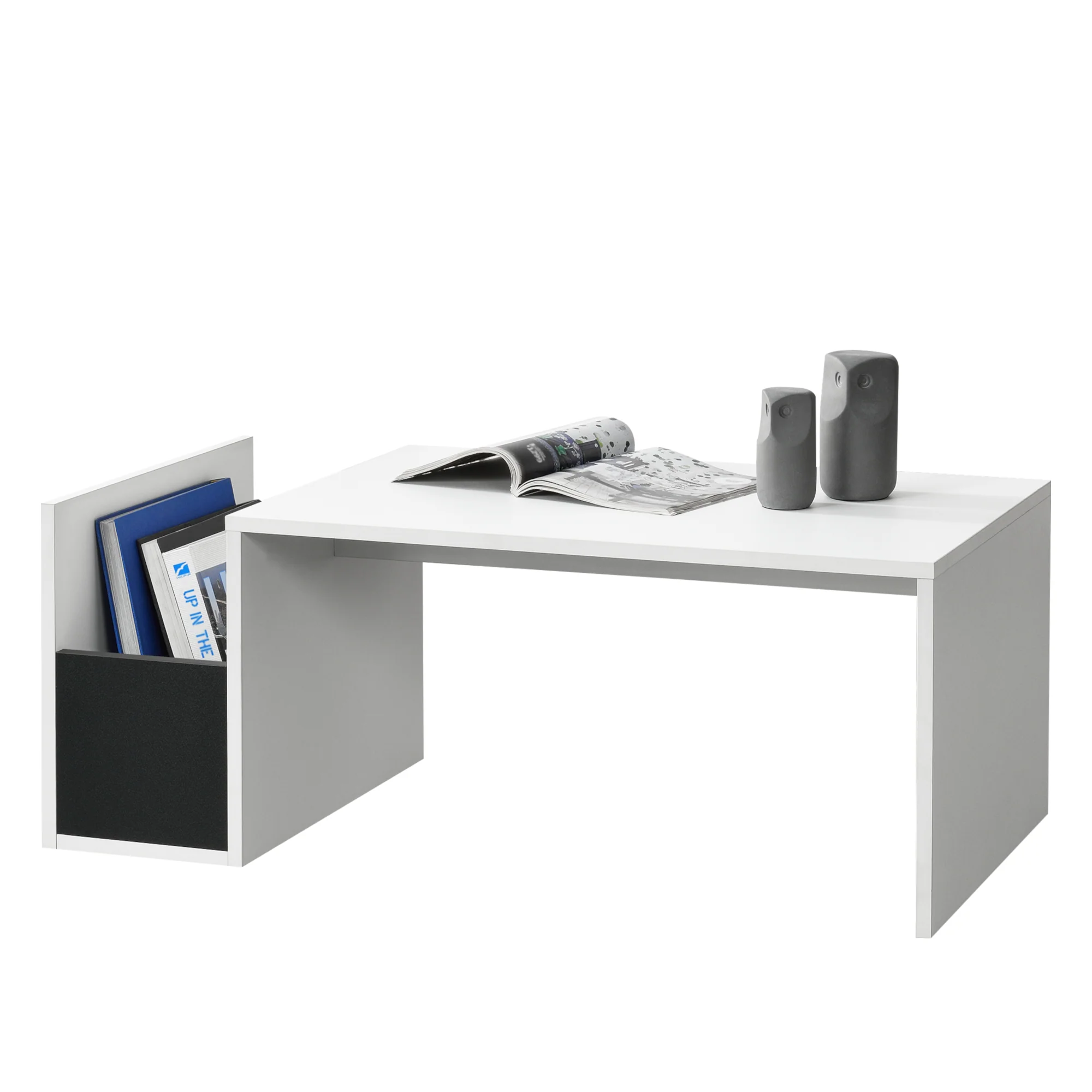 Stolik kawowy Bollnäs 90x45x35 cm z półką w różnych kolorach kolory en.casa