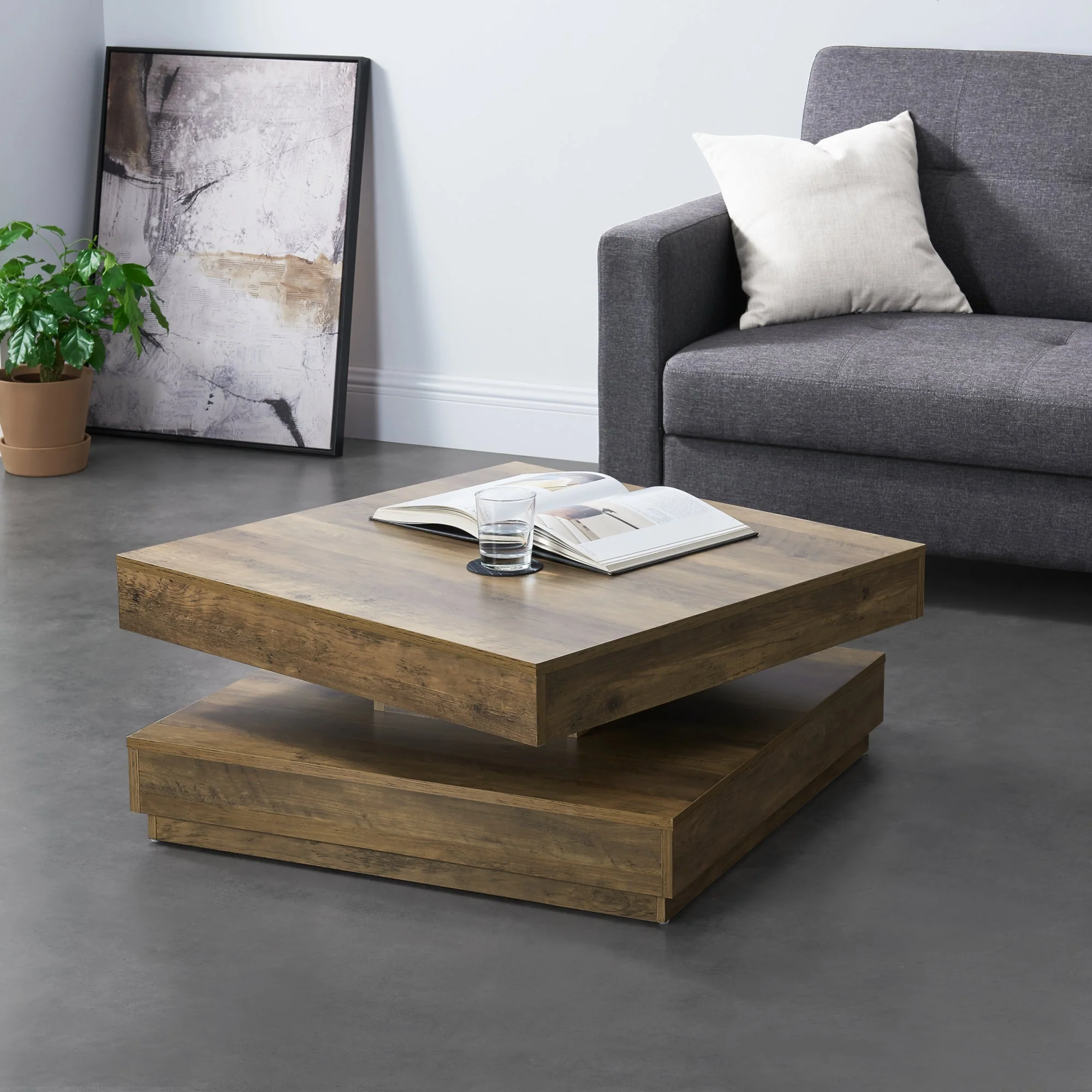Stolik kawowy Florence 76x76x38 cm [en.casa] - Image 11