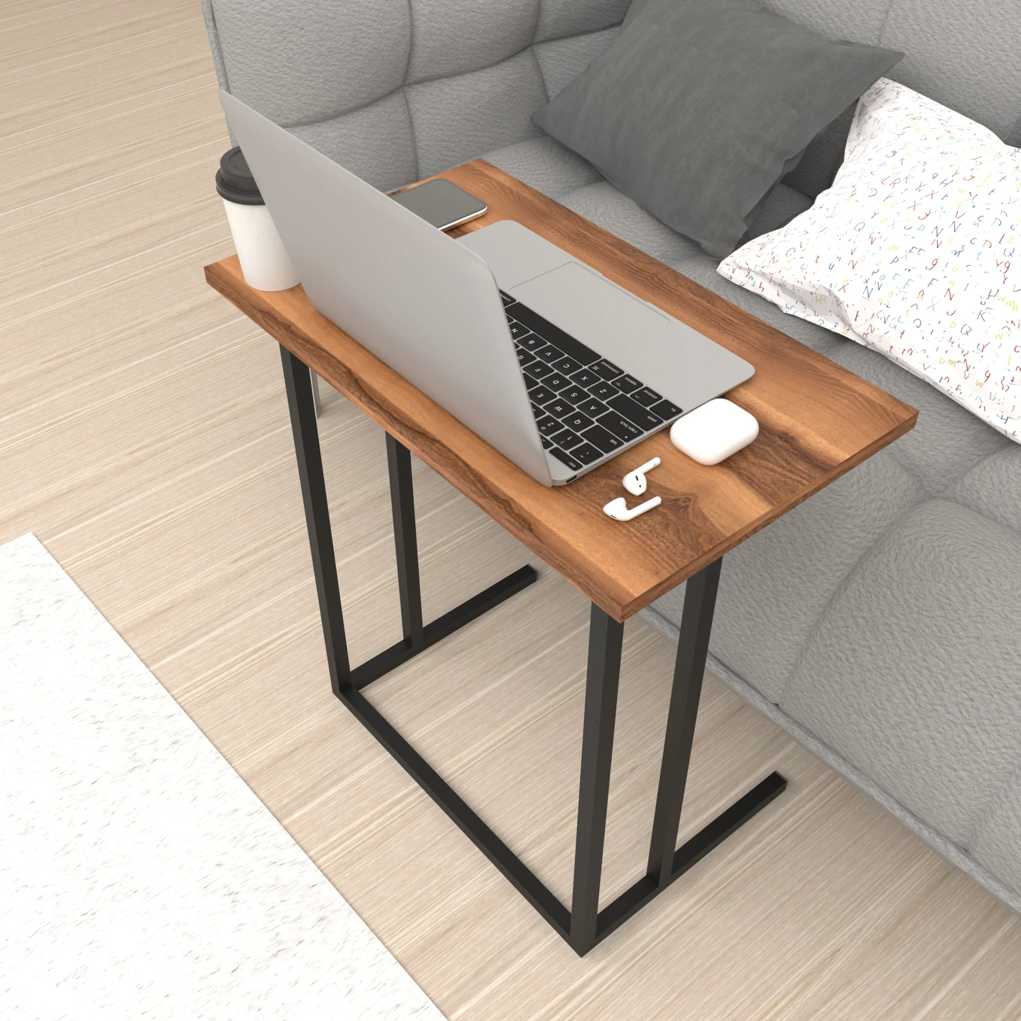 Stolik pod laptopa Högsby w różnych kolorach [en.casa] - Image 4
