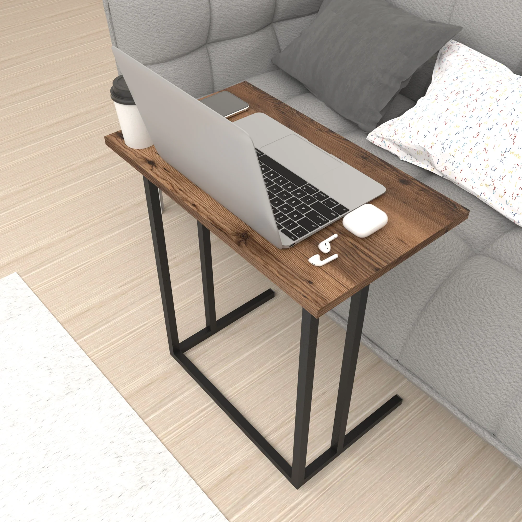 Stolik pod laptopa Högsby w różnych kolorach [en.casa] - Image 5