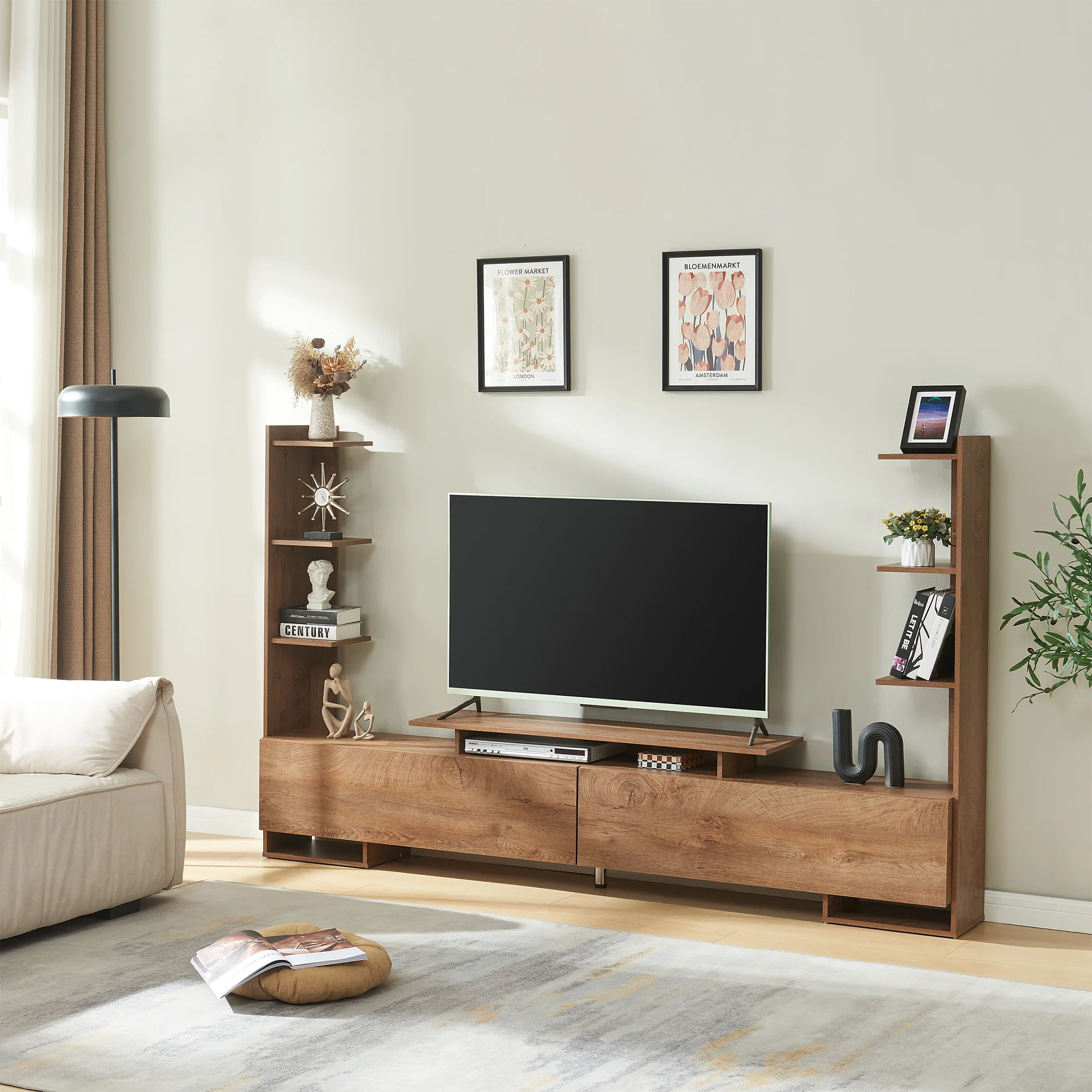 Szafka pod telewizor Rauki 233x31x141 cm [en.casa] - Image 2