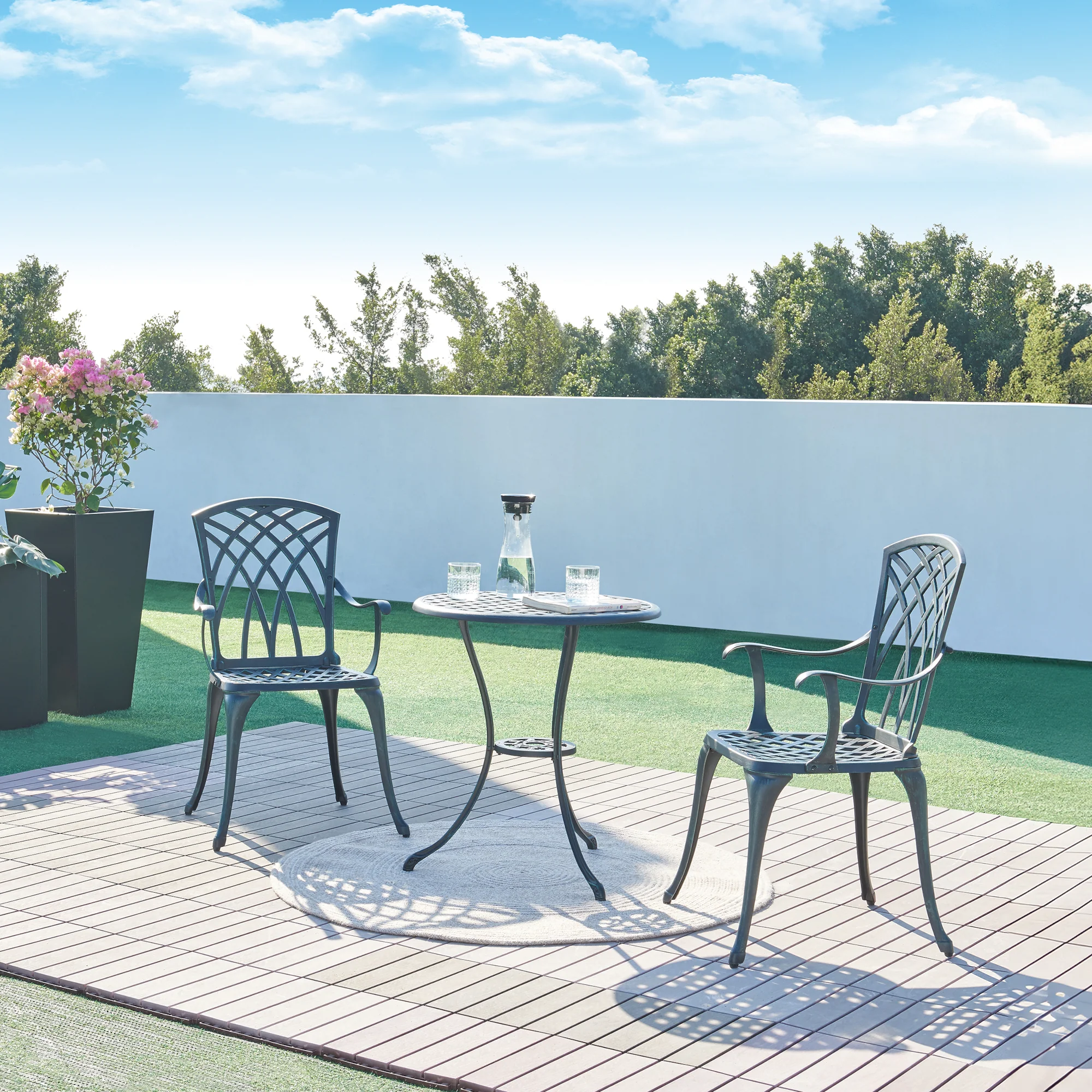 Zestaw bistro Vena 3-częściowy odlew aluminiowy [casa.pro] - Image 3