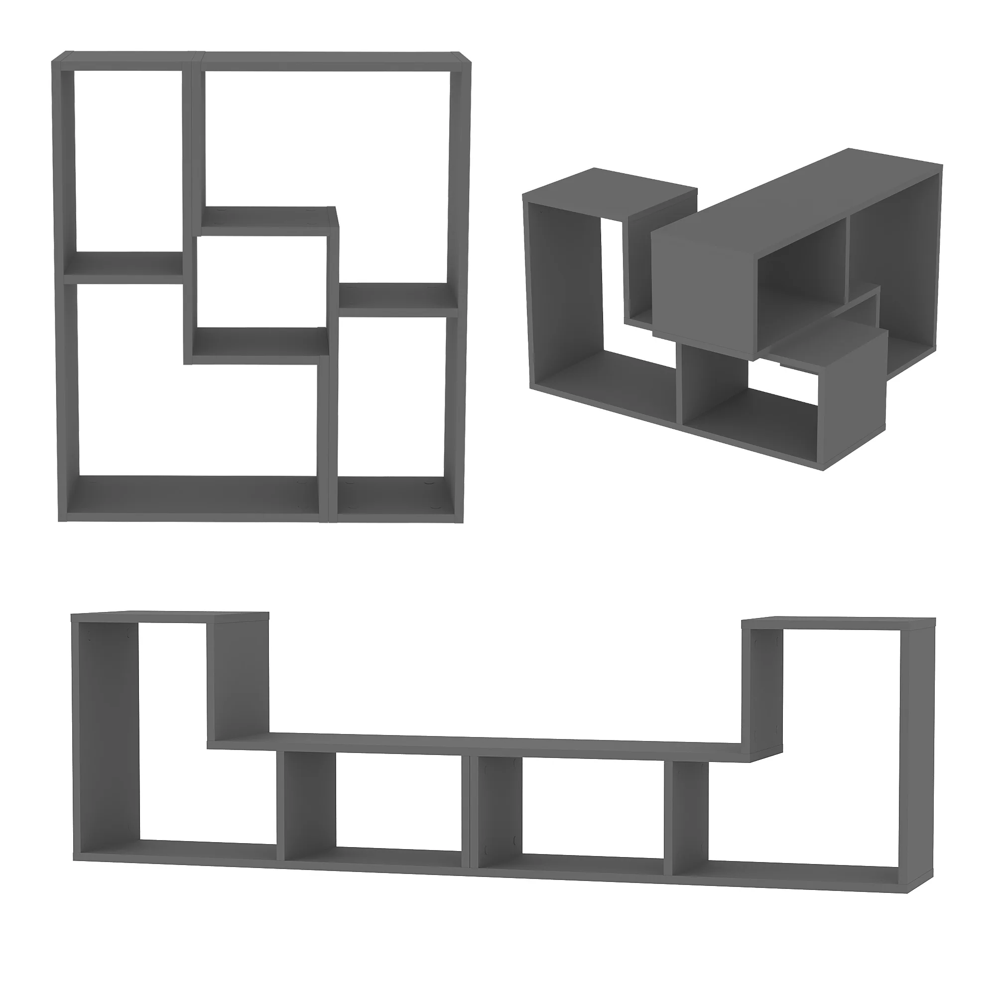 Zestaw mebli modułowych Hustersurd 2-częściowy [en.casa] - Image 2